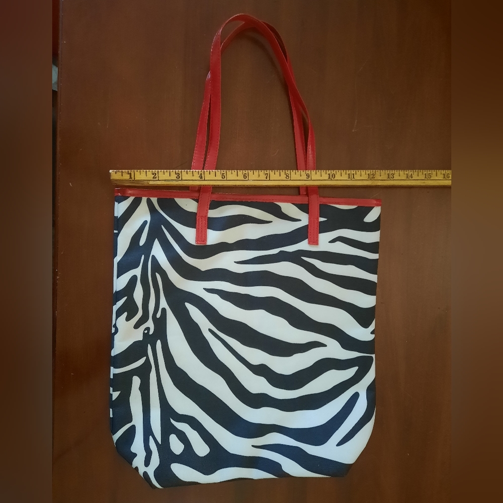 ZEBRA PRINT TOTE BAG